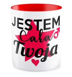 kubek-czerwony-z-nadrukiem-prezent-na-walentynki-jestem-caly-twoja