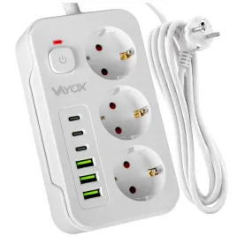 przedluzacz-listwa-zasilajaca-z-wlacznikiem-9x-gniazd-usb-c-usb-a-vayox-2m