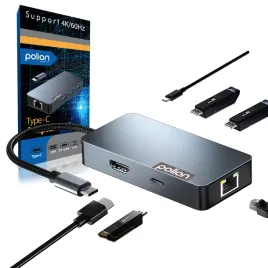 adapter-hub-6w1-polion-usb-c-przejsciowka-usb-3-2-pd-hdmi-4k-lan-1gb
