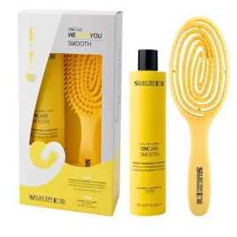 selective-oncare-daily-smooth-strengthening-shampoo-275ml-and-hair-brush