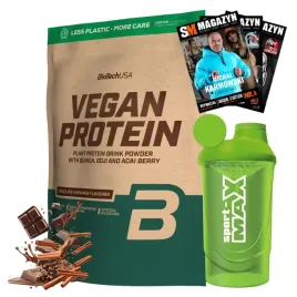 biotech-usa-vegan-protein-500-g-bialko-groch-wegan-shaker-zestaw