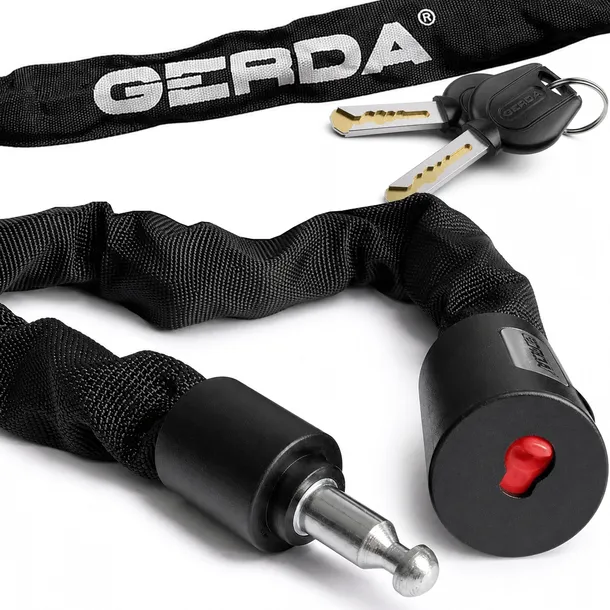 ZAPIĘCIE Rowerowe ŁAŃCUCH zabezpieczenie do ROWERU GERDA contra 900/6V