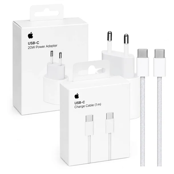 ORYGINALNA ŁADOWARKA APPLE 20W SZYBKA KABEL USB C 1M DO IPHONE 15 16 17