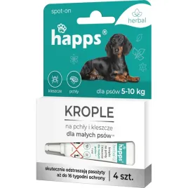 krople-na-pchly-kleszcze-pasozyty-dla-malych-psow-happs-4-x-1ml
