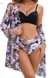 stroj-kapielowy-3-czesciowy-zestaw-bikini-z-narzutka-umipubo-w-kwiaty-xl