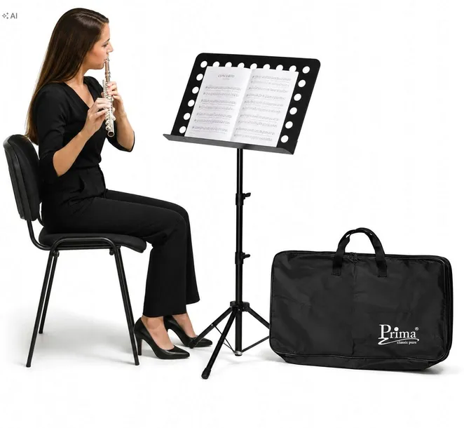 Pulpit na nuty ażurowy / orkiestrowy z pokrowcem pms-100