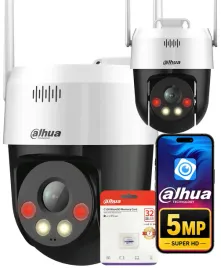 kamera-wifi-5mpx-dahua-p5ae-pv-zewnetrzna-obrotowa-mikrofon-glosnik-32gb