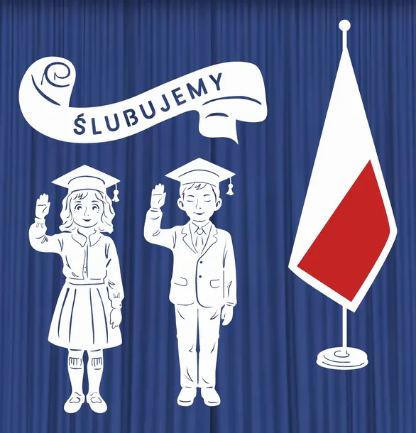 Dekoracja przedszkolna Rozpoczęcie Roku Ślubowanie Ślubujemy ZESTAW 234 XXL
