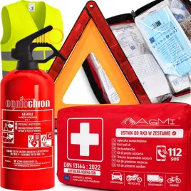 kompletny-zestaw-na-przeglad-gasnica-1kg-trojkat-apteczka-din13164-kamizelk