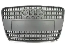 audi-q7-4l-2005-2009-atrapa-grill-quattro-ramka-chrom-wspornik-tablicy-nowa