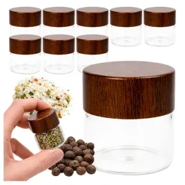 10x-szklany-sloiczek-10ml-sloik-drewniana-zakretka-maly-pojemnik-na-ziola