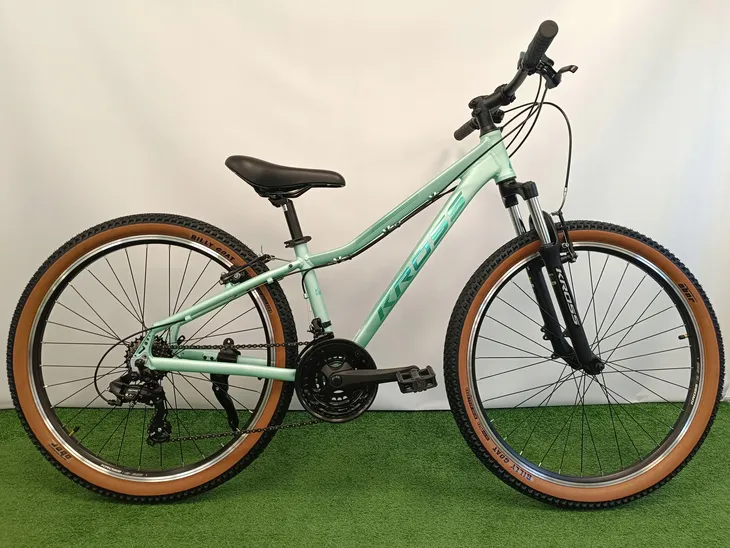 Rower górski MTB Kross LEA X100 rama 15 cali aluminium koło 26" miętowa