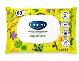 queen-junior-care-jabluszko-nawilzony-papier-toaletowy-splukiwalny-60-sztuk