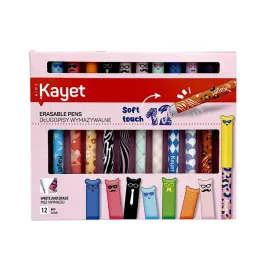 kayet-soft-touch-dlugopisy-wymazywalne12-sztuk