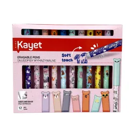kayet-soft-touch-dlugopisy-wymazywalne-12-sztuk