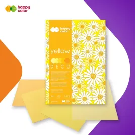 blok-deco-yellow-a4-170g-20ark-happy-color