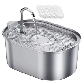 fontanna-dla-kota-poidlo-stal-nierdzewna-32l-4-filtry-cicha-nieuzywana-qv