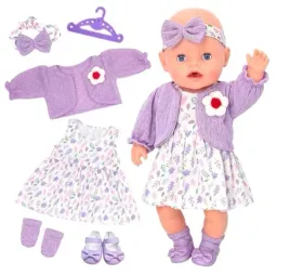 ubranka-dla-lalki-35-43-cm-6-el-sukienka-plaszcz-akcesoria