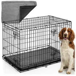 metalowa-klatka-kennelowa-transporter-dla-psa-91x62x57-legowisko-gratis
