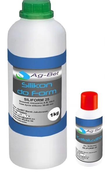 SILIKON FORMIERSKI , DO FORM PROFESJONALNY 1 kg