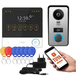 virone-zestaw-wideodomofonowy-avoni-tuya-wi-fi-ekran-dotykowy-breloki-rfid