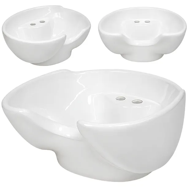 Misa Umywalka Ceramiczna Myjnia Fryzjerska Biała
