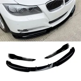 bmw-e90-e91-lift-2008-2012-dokladka-zderzaka-przedni-splitter-czarny-polysk