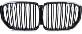 nerki-grill-zderzaka-czarny-polysk-do-bmw-x5-g05-przedlift-2018-2023