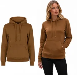 damska-bluza-z-kapturem-karmelowa-bawelniana-gladka-klasyczna-hoodie