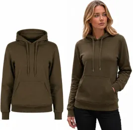 damska-bluza-z-kapturem-hoodie-jasne-khaki-gladka-bawelniana-wygodna