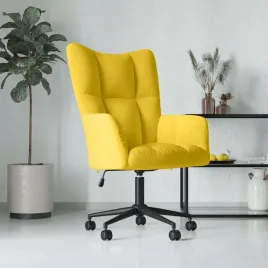 vidaxl-fotel-musztardowy-obity-aksamitem