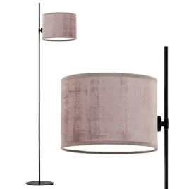 lampa-stojaca-podlogowa-regulowana-rozowa-welurowa-abazur-led-e27-modna