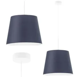 lampa-sufitowa-wiszaca-granatowa-zyrandol-led-e27-regulowana-abazur-modna