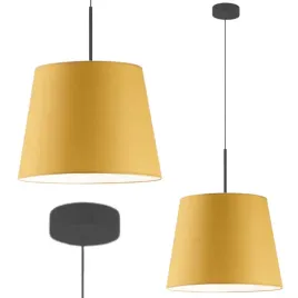 lampa-sufitowa-wiszaca-musztardowa-zyrandol-led-e27-regulowana-abazur-modna