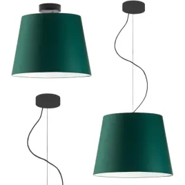 lampa-wiszaca-sufitowa-zielona-regulowana-led-e27-abazur-zyrandol-modna