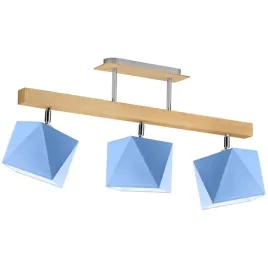 lampa-sufitowa-plafon-niebieska-drewniana-regulowana-led-e27-abazur-modna