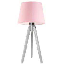 lampka-nocna-biurkowa-drewniana-rozowa-lampa-z-abazurem-led-e27-modna