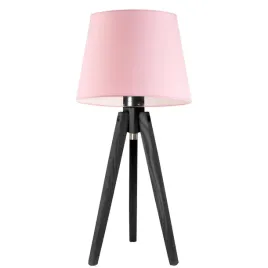 lampka-nocna-biurkowa-drewniana-rozowa-lampa-z-abazurem-led-e27-modna