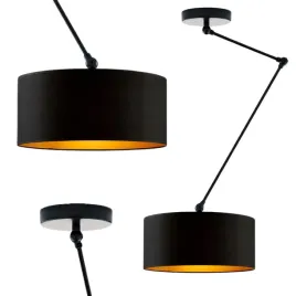 lampa-wiszaca-sufitowa-zyrandol-regulowana-przegubowa-czarny-led-e27-soul
