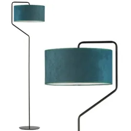 lampa-stojaca-podlogowa-zielen-welurowa-led-e27-abazur-nowoczesna-do-pokoju