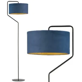 lampa-stojaca-podlogowa-granatowa-zlota-welurowa-led-e27-abazur-nowoczesna