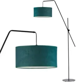 lampa-stojaca-podlogowa-lukowa-zielona-led-e27-przegubowa-welurowa-modna
