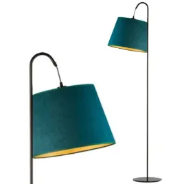 lampa-stojaca-podlogowa-zielona-welurowa-abazur-led-e27-do-pokoju-czytania