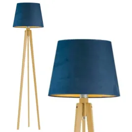 lampa-stojaca-podlogowa-granatowa-welurowa-trojnog-led-e27-abazur-drewniana