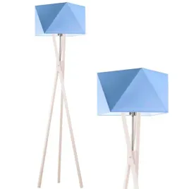 lampa-stojaca-podlogowa-biala-drewniana-led-e27-abazur-trojnog-regulowana