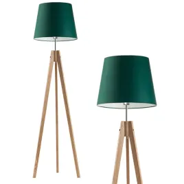 lampa-stojaca-podlogowa-zielona-drewniana-led-e27-trojnog-abazur-nowoczesna