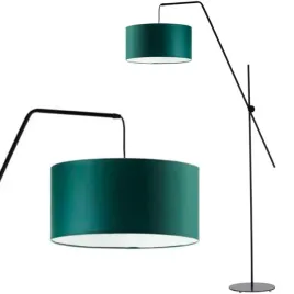 lampa-stojaca-podlogowa-zielona-lukowa-led-e27-abazur-regulowana-do-pokoju