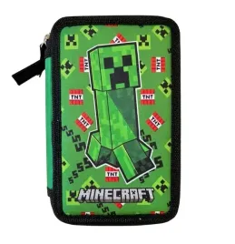 minecraft-piornik-dwukomorowy-z-wyposazeniem-kredki-pisaki-oryginal