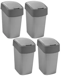 curver-kosz-na-smieci-flip-bin-4-x-9-l-srebrny-grafit