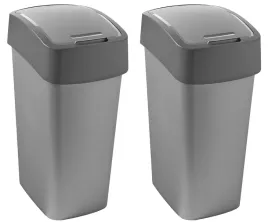 curver-kosz-na-smieci-flip-bin-2-x-45-l-srebrny-grafit